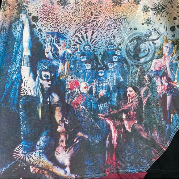 CIRQUE DU SOLEIL Osez Rever Black/Colorful Long Sleeve Women’s Shirt Size M - Picture 9 of 12